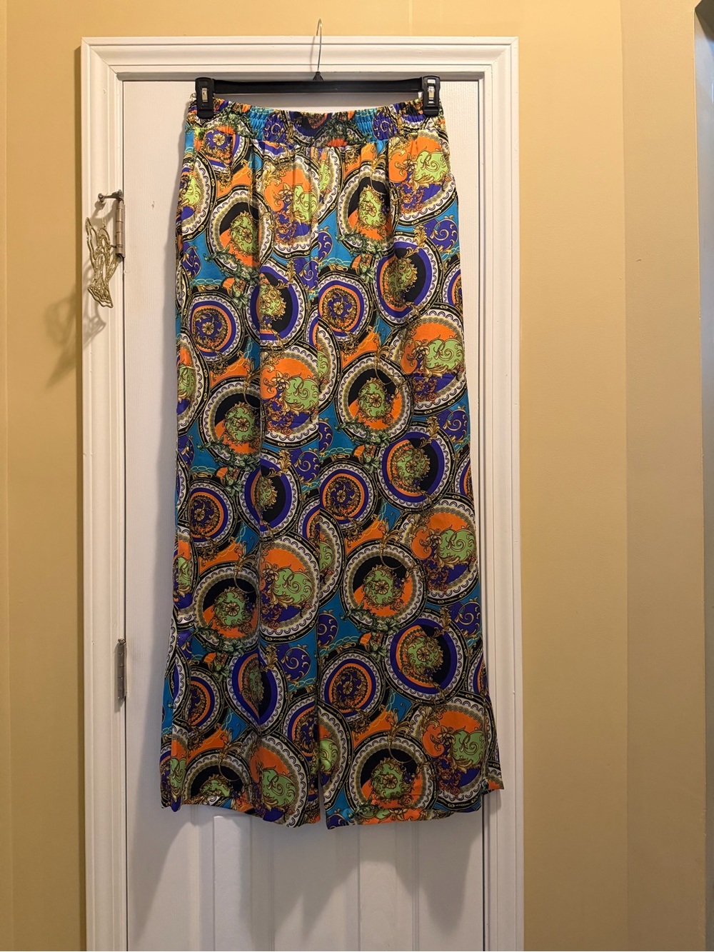 Pants set Colorful Paisley Two-Piece Set - Vibrant Blue & Orange - Picture 11 of 16